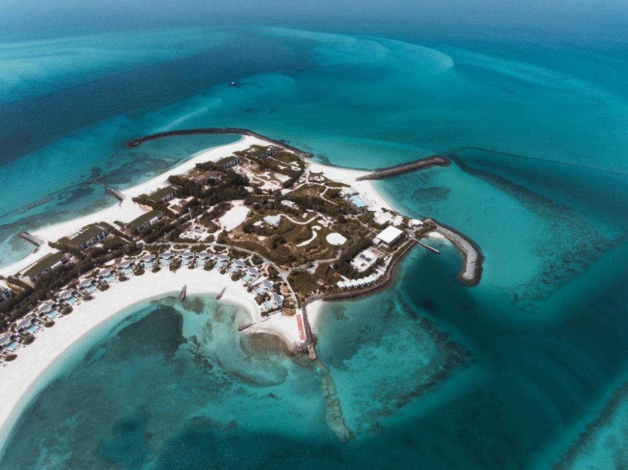 Hotel Nurai Island, Saadiyat Abu Dabi Exterior foto Aerial view of the island